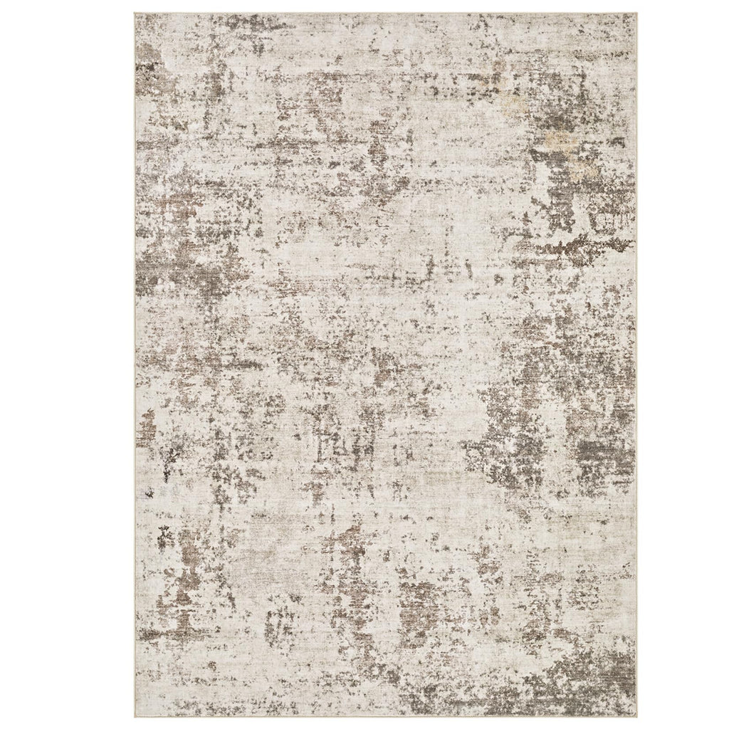UERMEI 10x12 Washable Area Rug - Neutral Modern Abstract Living Room Rugs, Non-Slip Soft Large Indoor Floor Carpet for Bedroom Home Office & Under Dining Table Decor, Dark Brown