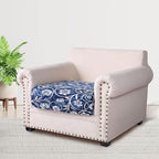 hyha Printed Couch Cushion Covers, Floral Sofa Covers Washable for Cushion Couch, Stretch Pattern Outdoor Cushion Covers for Patio Furniture with Elastic Bottom(Small, Baroque)