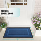 OLANLY Front Door Mat Outside 29.5x17, All-Season Heavy-Duty Rubber Doormat
