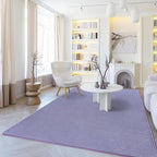 Amearea Large Modern Area Rugs for Bedroom Living Room, 5x8 Feet Purple Thickened Memory Foam Rug, Fluffy Indoor Washable Rugs Non Slip Minimalist Carpet for Boys Girls Dorm Nursery Room Decor