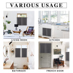RYB HOME Cafe Blackout Curtains 24 inch Length for RV Camper Kitchen Window