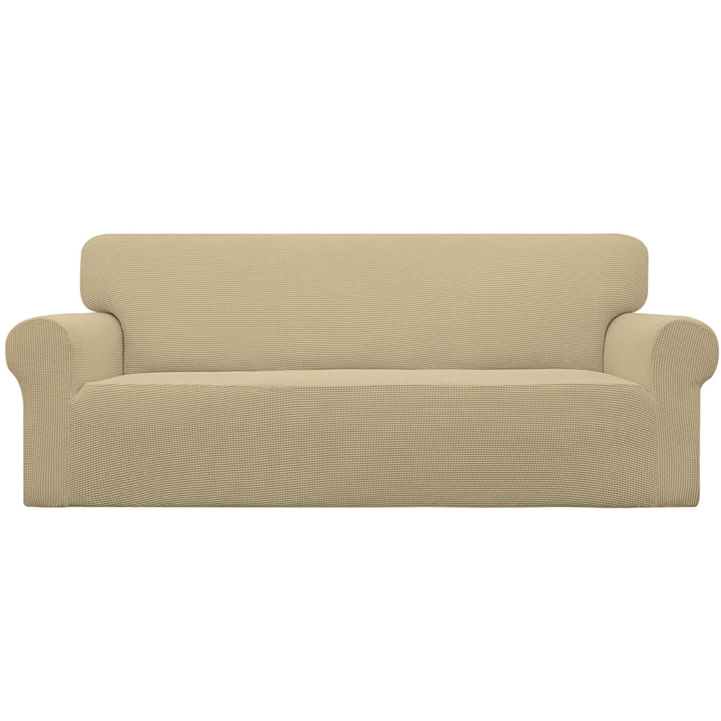 Easy-Going Stretch Couch Covers for Sofa Washable Large Beige