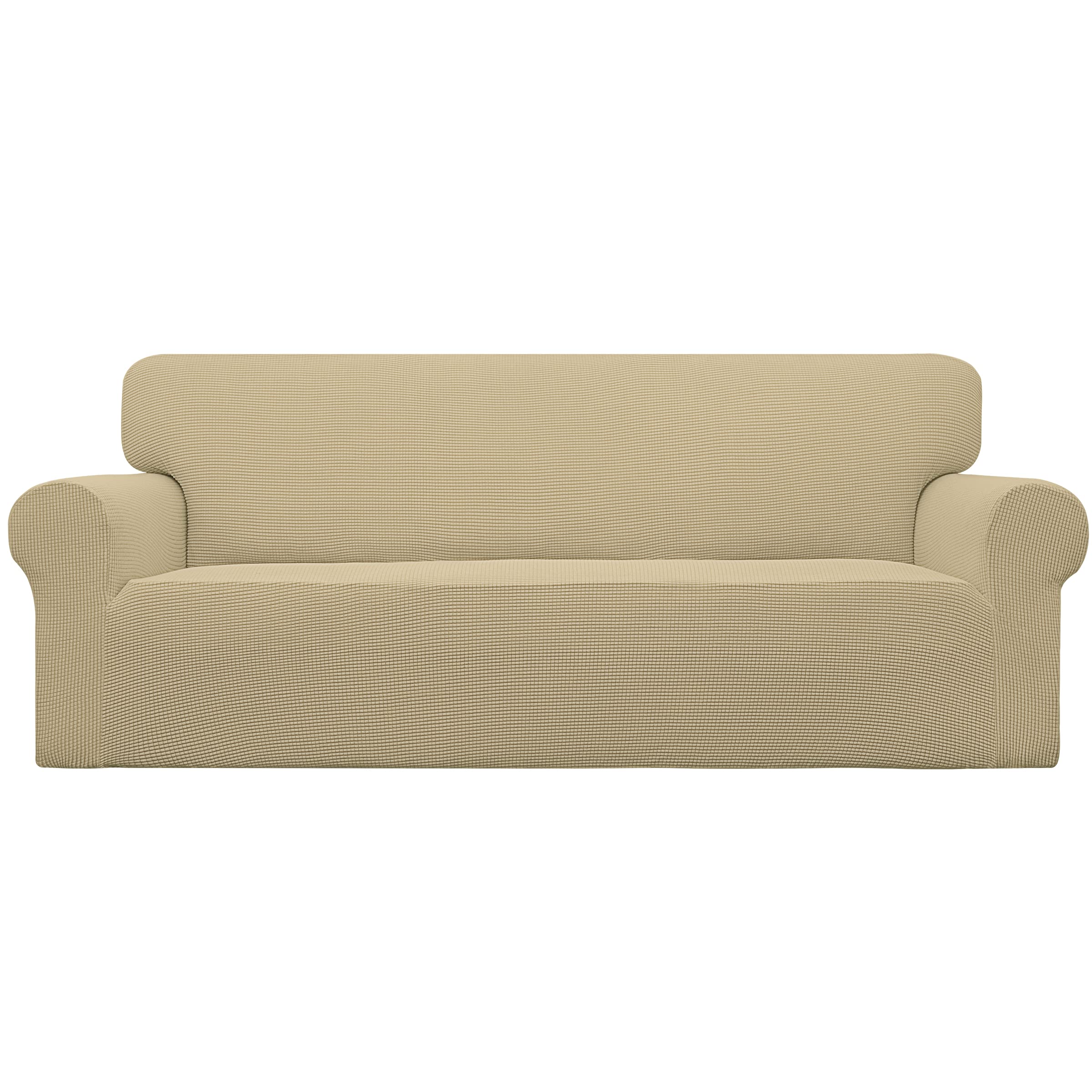 Easy-Going Stretch Couch Covers for Sofa Washable Large Beige