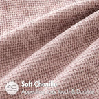 MIULEE Pack of 2 Valentines Day Couch Throw Pillow Covers 18x18 Inch Pink Modern Boho Decorative Pillow Covers Soft Cute Chenille Farmhouse Cushion Covers for Home Decor Bed Sofa Living Room