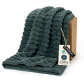 Bedsure Soft Twin Blanket for Bed Decor Gifts Mallard Green 60"x80"