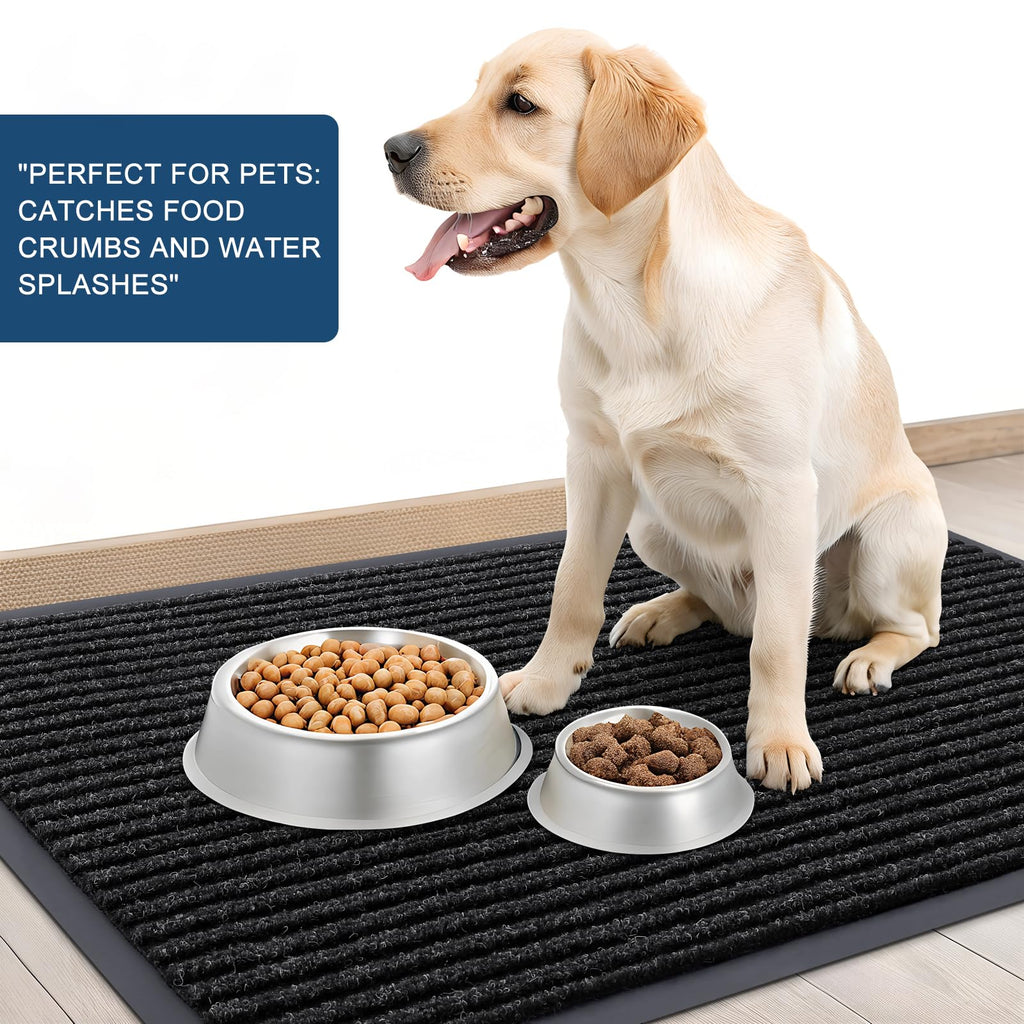 OLANLY 2-Pack Front Door Mats 59x34, Waterproof Heavy-Duty Doormats