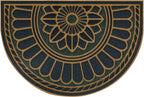 Mohawk Home Swirl Style Casual Ornamental Denim Blue 2' X 3' All Weather Outdoor Door Mat Perfect for Porch, Garage