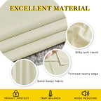 NICETOWN Blackout Beige Curtains 84 inch Long for Bedroom - Thermal Insulated Solid Grommet Vertical Drapes Room Darkening Drapes for Living Room (Set of 2, W37 x L84)