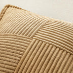 MIULEE Decorative Throw Pillow Covers for Couch 20x20 Inch Brown 2 Pack