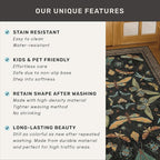 Small Black Entryway Rug - 2x3 Front Door Rug Indoor Entrance, Small Carpet for Kitchen Floor, Bathroom, Powder Room, Washable Low Pile Non Slip, Insect Print Home Décor