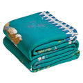 MSGKV Boho Throw Blanket 50"x60" Aviary Botanical Cotton Throw Blanket