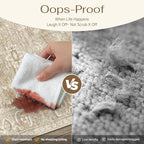 3x5 Washable Area Rug for Entryway Vintage Beige Non Slip Low Pile Carpet Traditional Retro Soft Throw Rug for Entrance Bathroom Door Mat Indoor Dorm Dining Room