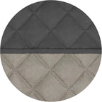 PureFit Reversible Quilted Sofa Cover, Water Resistant Slipcover Furniture Protector, Washable Couch Cover with Non Slip and Elastic Straps for Kids, Dogs, Pets (Sofa, Dark Gray/Beige)
