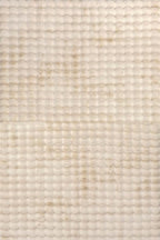 nuLOOM 7'6' x 9'6' Cozy Plush Area Rug, Machine Washable, Non-Slip, Soft Fluffy Shag Carpet for Living Room Bedroom Kids Room Nursery Home Decor, Jeni Beige