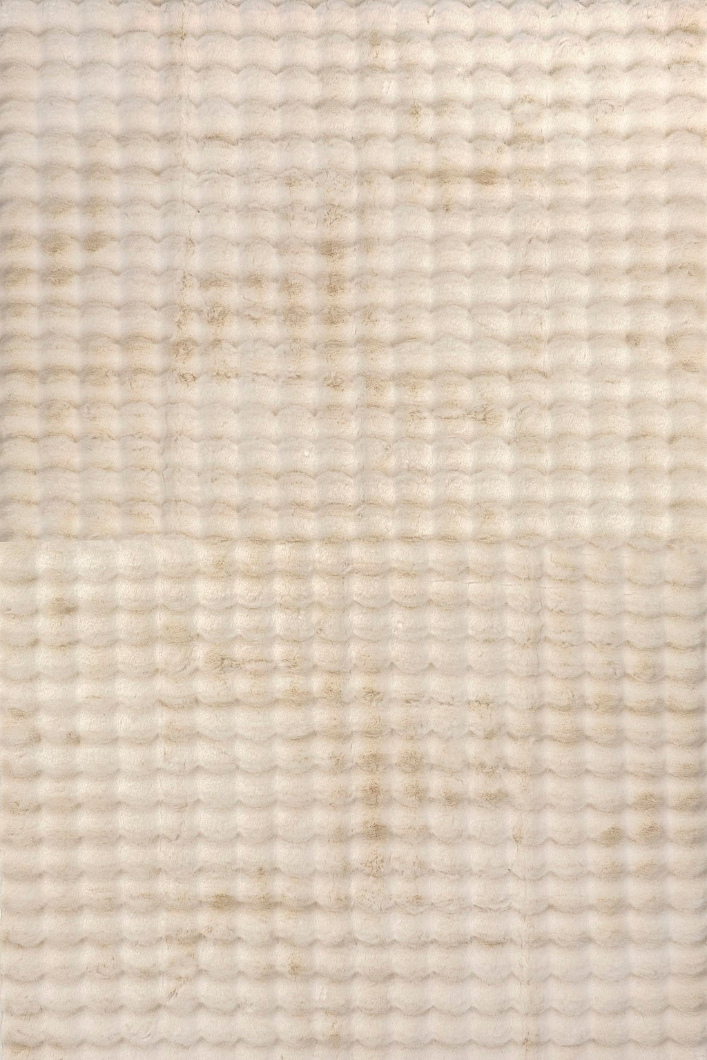 nuLOOM Jeni Beige Checkered Washable Area Rug, 8' x 10'