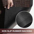 Mibao Front Door Mat, Heavy Duty Durable Welcome Mat for Outdoor Indoor, Dirt Trapper Waterproof Super Absorbent Door Mat for Entryway Outside Patio Porch, 35.5" x 24", Coffee
