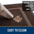 OLANLY Front Door Mat Outside 29.5x17, All-Season Heavy-Duty Rubber Doormat