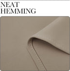 NICETOWN Blackout Curtains & Drapes for Bedroom, Taupe, W34 x L48, Set of 2, Triple Weave Grommet Top Thermal Insulated Light Blocking Panels for Bathroom/Living Room