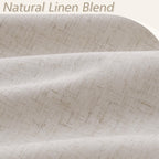 Guken 100% Blackout Curtains 102 Inch Length 2 Panels Set for Living Room Bedroom Back Tab Thermal Insulated Black Out Linen Drapes Room Darkening Window Curtains 102 Inches Long, Sand Beige