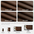 Joydeco Blackout Door Curtain for Doorway Privacy 78 Inches Long, Grommet Closet Curtain for Open Closet, Room Divider for Bedroom Living Room (Brown, 40Wx78L, 1 Panel)