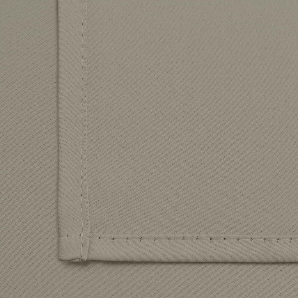Yakamok Room Darkening Curtains 42x63 inch Length Taupe-Living Room