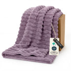 Bedsure Soft Twin Blanket for Bed Decor Gifts Grey 60"x80"