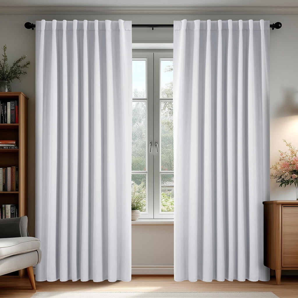 Deconovo Blackout Curtains for Bedroom 108 Inches Long