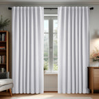Deconovo Blackout Curtains for Bedroom 108 Inches Long