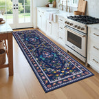 HEBE Hallway Runner Rug 2'x8', Washable Non Slip Kitchen Rug Runner