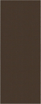 KOZYFLY Runners for Hallways 2x5 ft Washable Kitchen Runner Non Slip Rubber Backed Hall Runners Cotton Entryway Runner Rugs Floor Carpet for Indoor Backdoor Bedroom Kitchen, Brown/Dark Brown