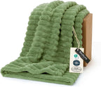 Bedsure GentleSoft Reseda Fleece Twin Blanket for Couch - Super Soft Cozy Blankets for Women, Cute Small Throws for Girls, 60x80 Inches