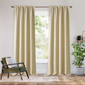 RYB HOME Bedroom Blackout Curtains 80 inches Long, 100% Blackout