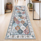 HEBE Hallway Runner Rug 2'x6', Washable Non Slip Kitchen Rug Runner