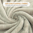 TOONOW Fleece Blanket Textured Fuzzy Plush Throw Blanket Twin Size 60" x 80", Super Soft Fluffy Bed Blanket Geometric Pattern Comfy Microfiber Flannel Blankets for Couch, Bed, Sofa, Pumice Stone