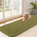 OLANLY Dog Door Mat for Muddy Paws 59x20, Super Absorbent Chenille Mud Mat