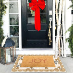 Front Door Mat Outside Entrance - 2x3 Spring Floral Non-Slip Washable Doormat Indoor Outdoor Door Mat Beige Vintage Farmhouse Entry Rug Small Throw Rugs for Entryway Kitchen Front Porch Decor