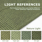 KOZYFLY Extra Long Runners for Hallways 3x18 ft Washable Kitchen Runner Non Slip Rubber Backed Hallway Rug Cotton Entryway Runner Rug Floor Carpet for Indoor Hall, Kitchen, Olive Green/Earthy Green