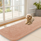 OLANLY Dog Door Mat for Muddy Paws 59x20, Super Absorbent Chenille Mud Mat