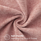 MIULEE Decorative Couch Throw Pillow Covers 20x20 Inch Blush Pink 2 Pack
