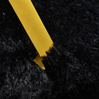 Small Black Area Rug, 2x3 Rug for Bedroom Shaggy Throw Rugs for Dorm Rug, Soft Shag Carpet for Kids Room, Plush Comfy Fluffy Bedside Rug for Home Decor Aesthetic