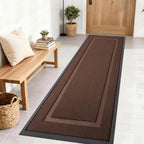 OLANLY Front Door Mat Outside 71x23, All-Season Heavy-Duty Rubber Doormat