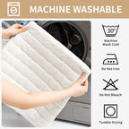Velvet Couch Covers for Dogs, Dog Sectional Couch Covers, Pet Couchs Cover for 3-4 Seater, Couchs Protector for Dogs, Sectional Sofa Cover for Pet Washable(1PC,Beige White,27.6"×82.7")