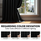 Deconovo Blackout Curtains for Bedroom 108 Inches Long