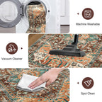 Yamaziot Washable Runner Rug Set of 3, Non-Slip Boho Hallway Kitchen Rug