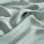 MIULEE Sea Green Linen Curtains 84 Inch Length for Bedroom Living Room, Soft Thick Linen Textured Window Drapes Semi Sheer Light Filtering Back Tab Rod Pocket Burlap Look Aqua Decor, 2 Panels