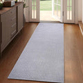 YDKGL Hallway Runner Rug Woven Washable Long Kitchen Runner Gray 2x5 ft