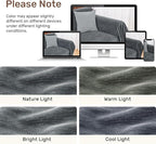 Sectional Couch Covers, 2 Pieces Washable L Shaped Couch Covers Sofa Blanket for Dogs Pet Friendly Sectional Sofa Slipcovers Furniture Covers,71"x118"+91"x134",(XXX-Large,Dark Gray)
