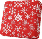 Smiry Printed Couch Cushion Covers, Stretch Soft Couch Covers for Sofa, Washable Non-Slip Sofa Slipcover Furniture Protector for Indoor and Outdoor (1 Pack, Red with White)