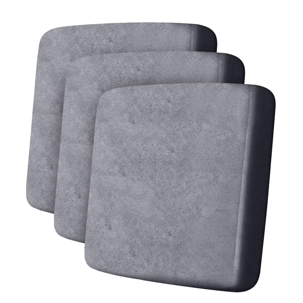 ANARACHON Leather Look Couch Cushion Covers Sofa Seat Slipcovers Sets Couches Furniture Protector for Sectional Armchair Loveseat Pets Kids Stretch Spandex Fabric (3 Cushion Sofa, Light Brown)