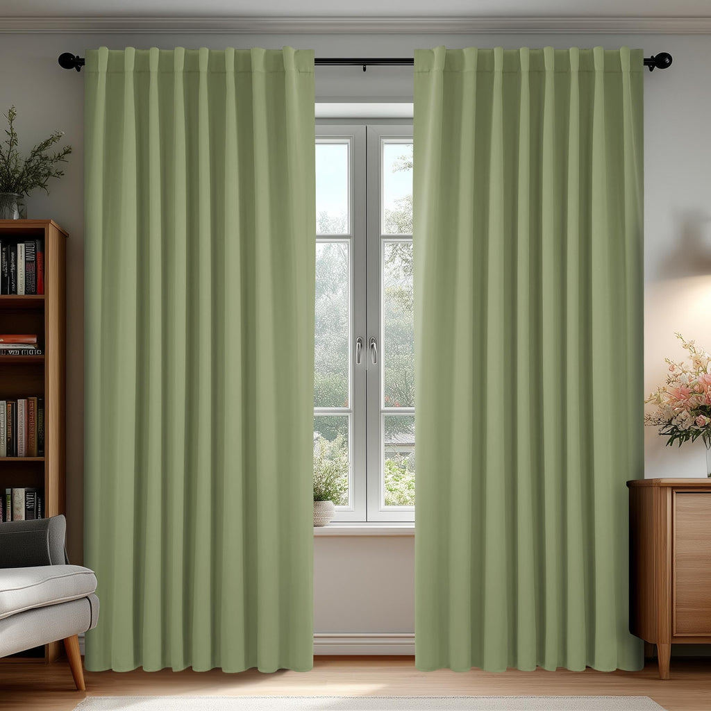 Deconovo Blackout Curtains for Bedroom, Living Room Curtains 84 Inches Long